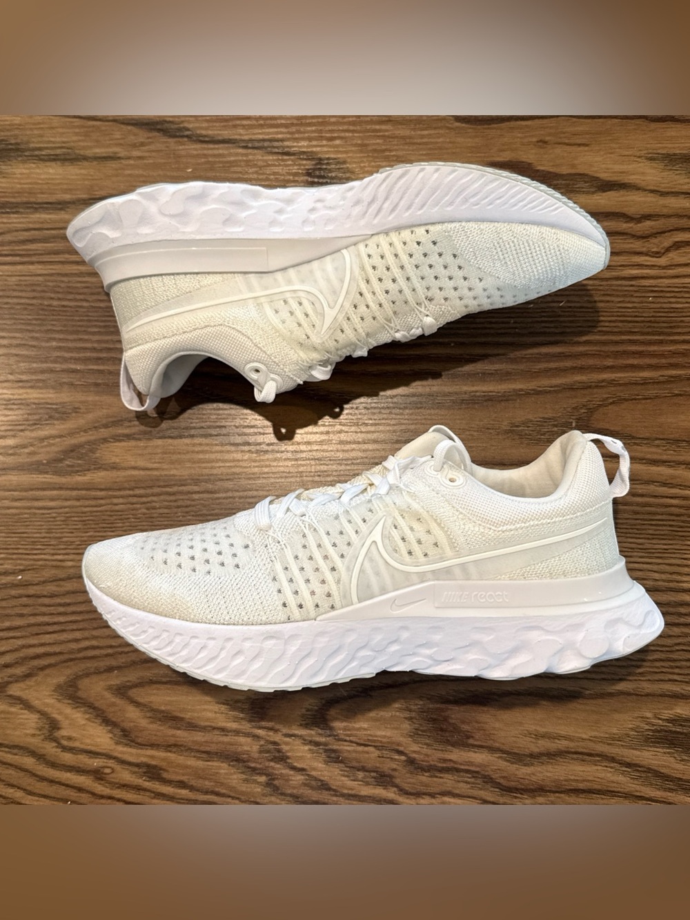 Nike React Infinity Run FK 2 White/Pure Platinum Shoes CT2357-103 Men's Size 9